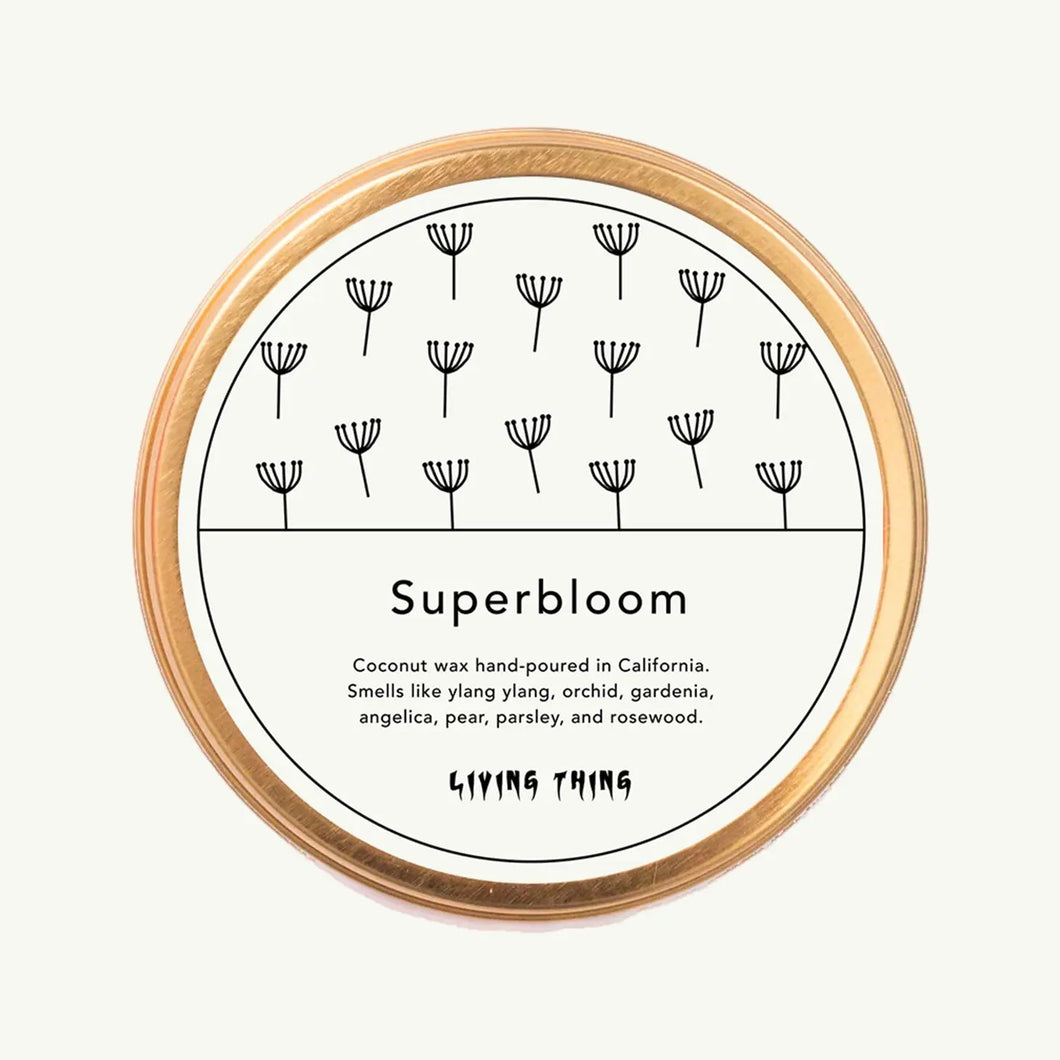 Living Thing - Superbloom Travel CandleHome FragranceImogino