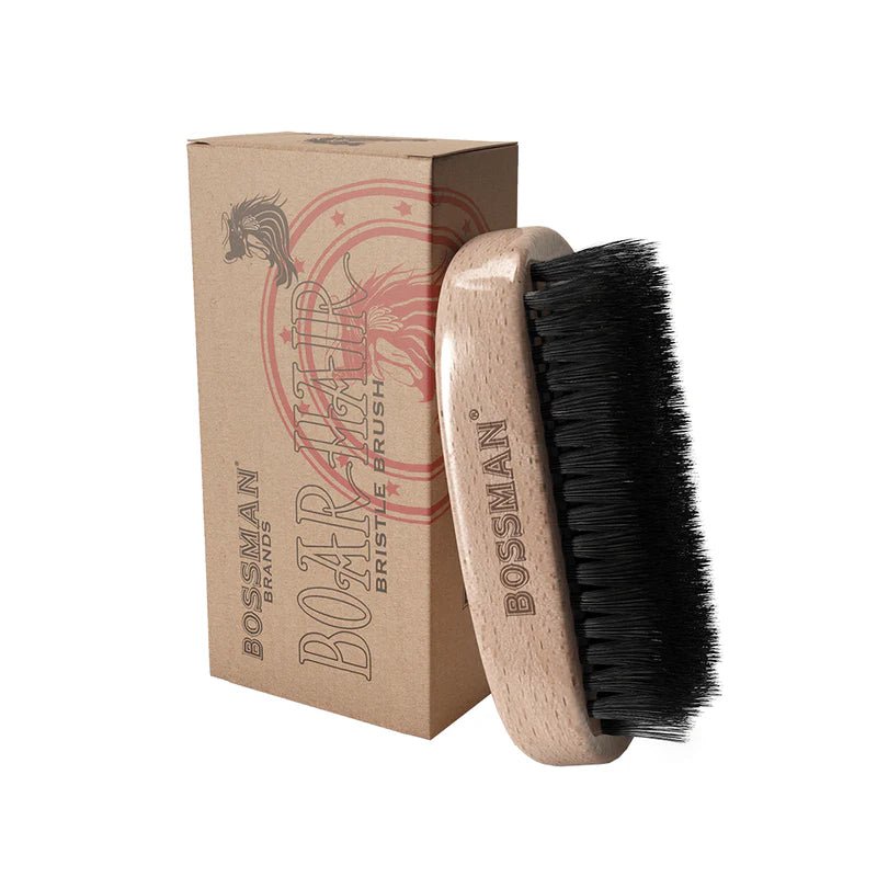 Bossman - Handheld Boar & Nylon Bristle BrushShavingImogino