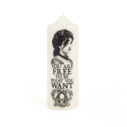 Coreterno - You Are Free Artistic Pillar CandleHomewaresImogino