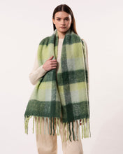 Dlux - Lumi Plaid Chunky Wool Scarf EmeraldAccessoriesImogino