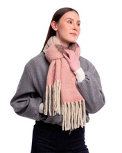 Dlux - Muse Multicolour Stripes Scarf Blush