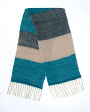 Dlux - Muse Multicolour Stripees Scarf TealAccessoriesImogino