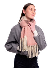 Dlux - Muse Multicolour Stripes Scarf BlushAccessoriesImogino