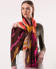 Dlux - Nova Abstract Print Wool ScarfAccessoriesImogino