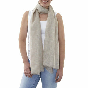 Dlux - Zara Soft Linen Wrap NaturalAccessoriesImogino