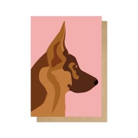 East End Prints - German ShepherdCardImogino