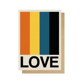 East End Prints - Love Stripes CardCardImogino