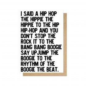 East End Prints - Rappers Delight CardCardImogino