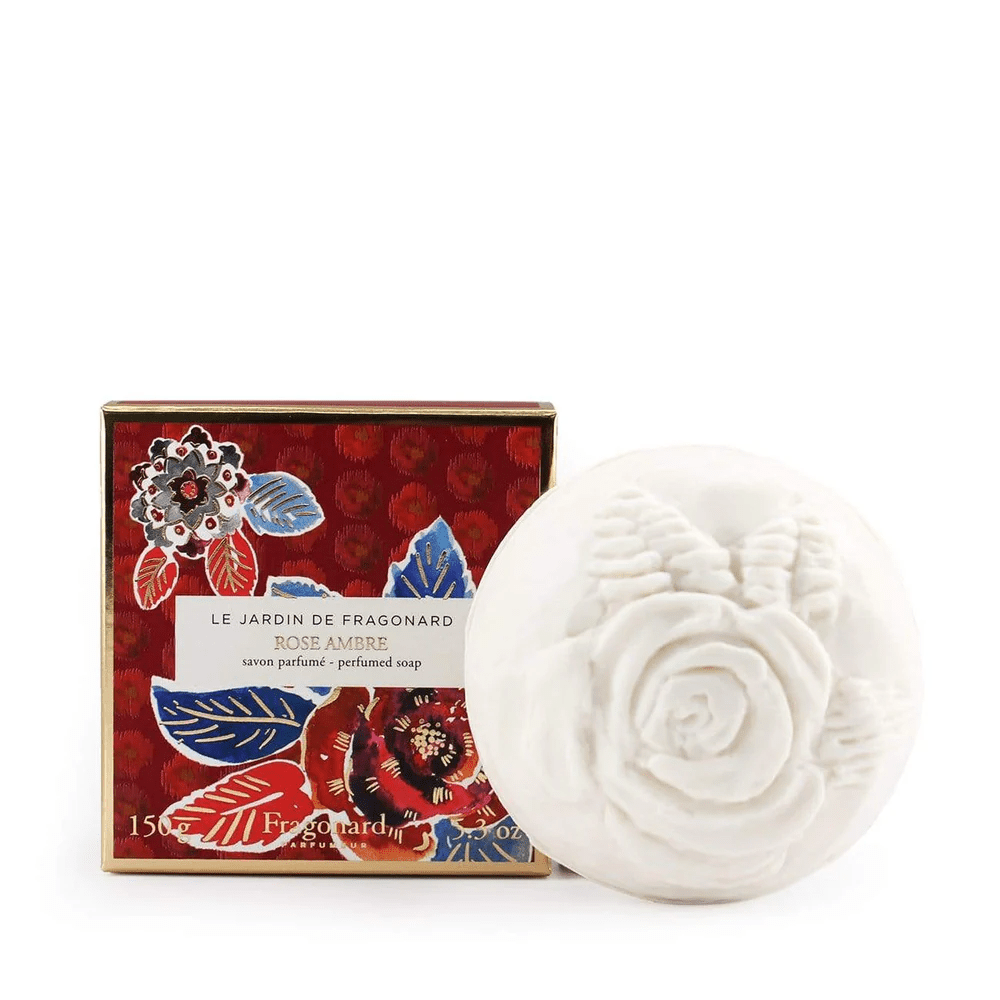 Fragonard Rose Ambre Soap 150g - Imogino, image size:1000x1000