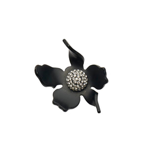 Lele Sadoughi - Jet Crystal Lily RingAccessoriesImogino