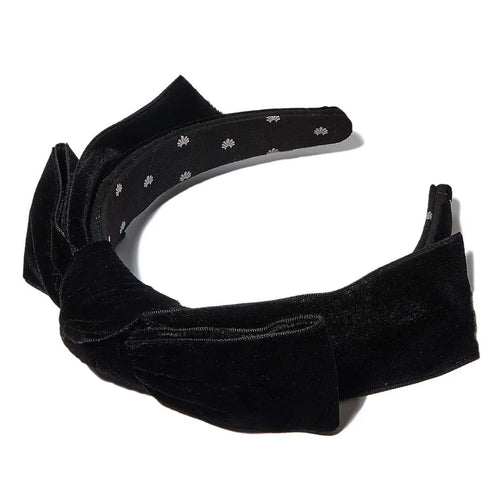 Lele Sadoughi - Jet Shirley Wide Ribbon HeadbandAccessoriesImogino