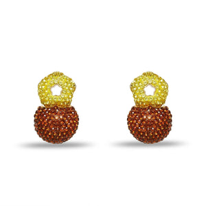 Lele Sadoughi - Lime Berry Star Flower Hinge EarringsAccessoriesImogino