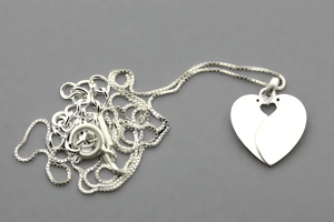 Makers & Providers - 2 Bird Heart Necklace TKN559JewelleryImogino