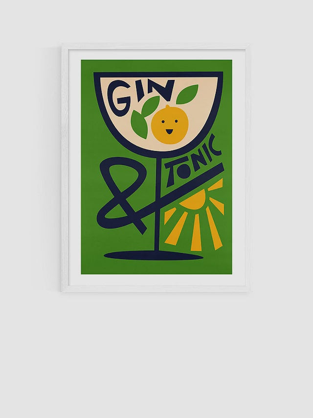 East End Prints - Gin and Tonic Card