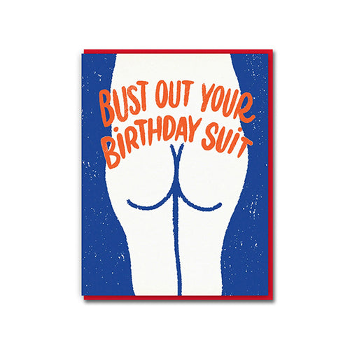 1973 Birthday Suit Card