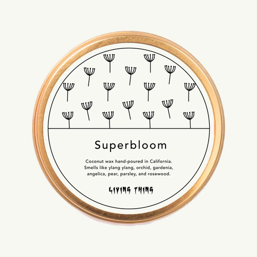 Living Thing Superbloom Travel Candle