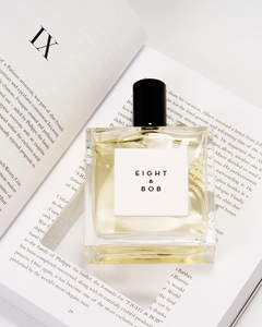 Eight & Bob Original Eau de Parfume in book. 